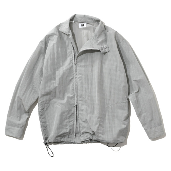 P A C S /// Asymmetry Dog Ear Jacket Gray 02