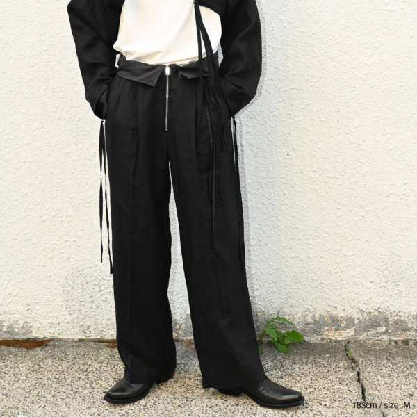 Midorikawa /// LINEN SLACKS 010