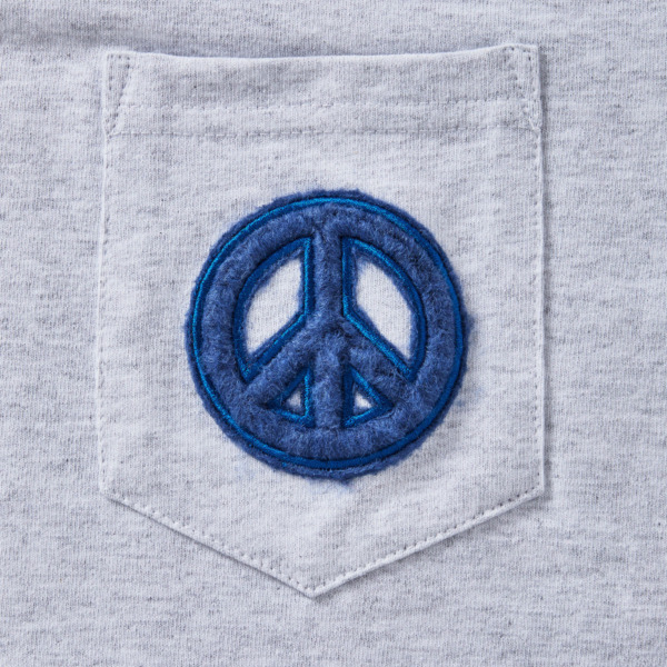 SUICOKE x GIMME 5 /// PEACE POCKET S/S TEE Gray 03