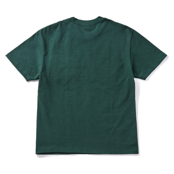 SUICOKE x GIMME 5 /// PEACE POCKET S/S TEE Green 02