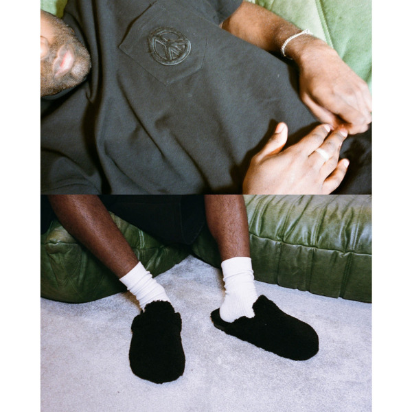 SUICOKE x GIMME 5 /// PEACE POCKET S/S TEE Black 04