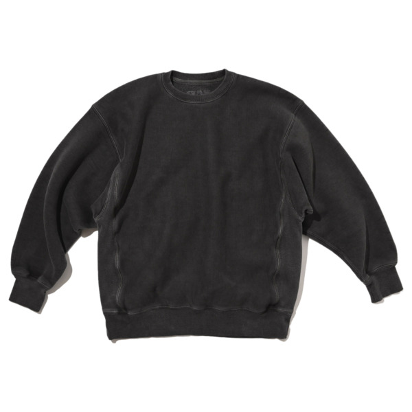 BELL STAMP WEAR /// RIVER WAVE CREW NECK “PIGMENT DYE” 01