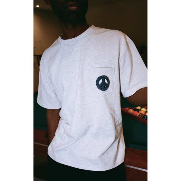 SUICOKE x GIMME 5 /// PEACE POCKET S/S TEE Gray 05